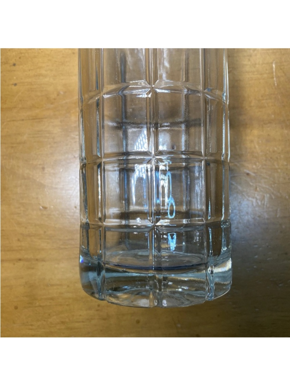 Anchor Hocking Tartan Drinking Glasses Tumblers 6" Vintage Clear Heavy, Set Of 6 - Picture 5 of 9